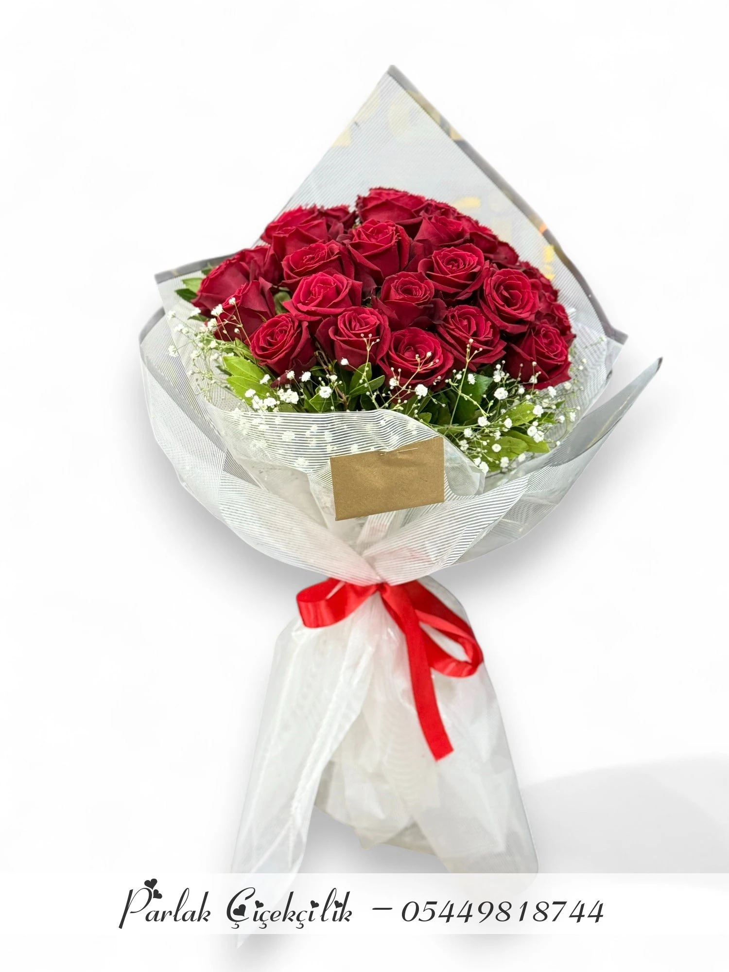 Aşkın En Saf Haliyle Kırmızı Güller Buketi