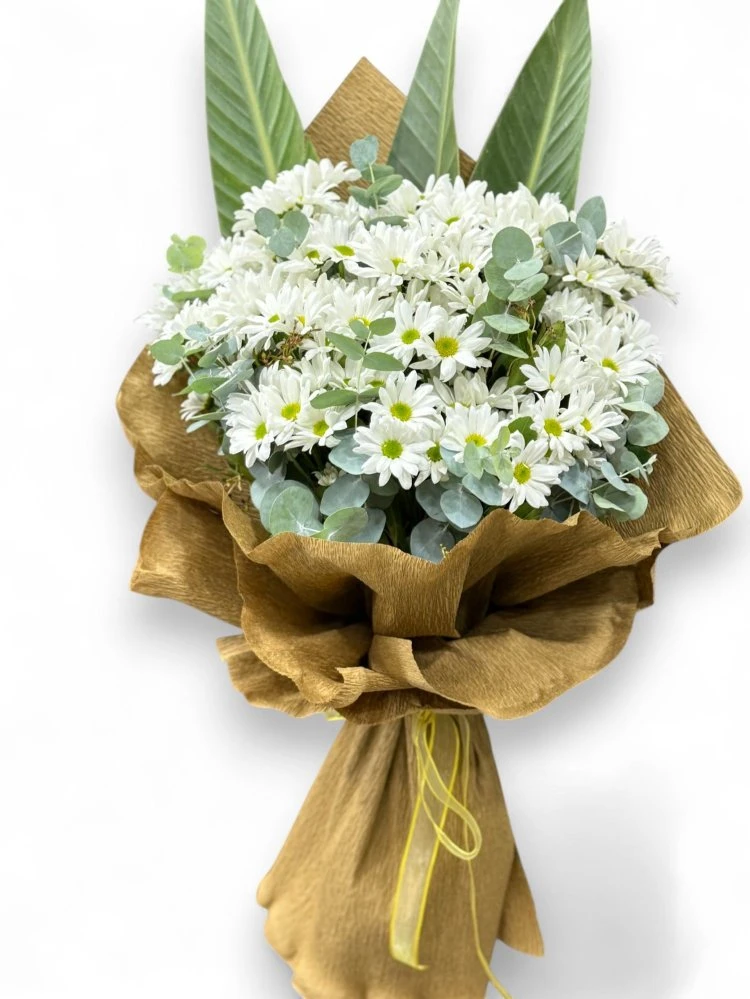 Doğal Zarafetin Temsilcisi Papatya Buketi